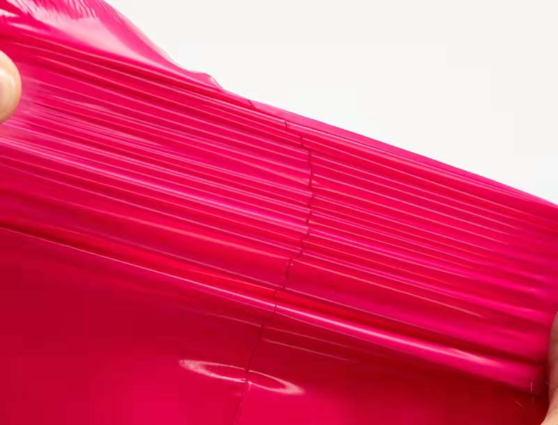 郊玫红色快递袋-05