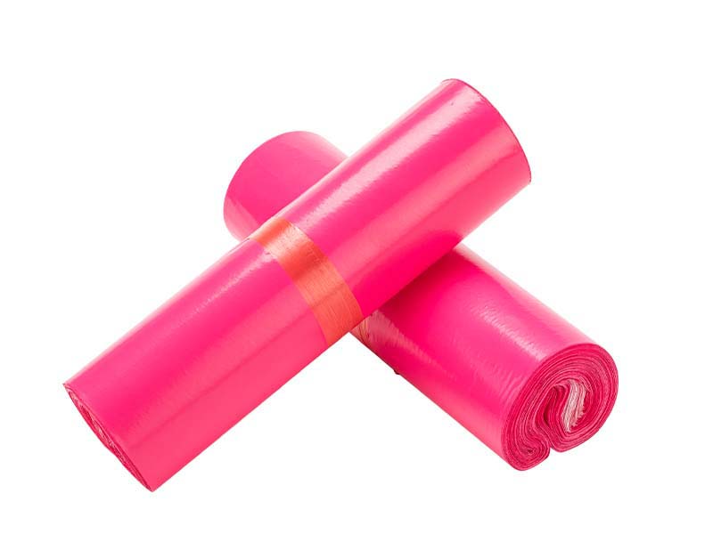 郊玫红色快递袋-02